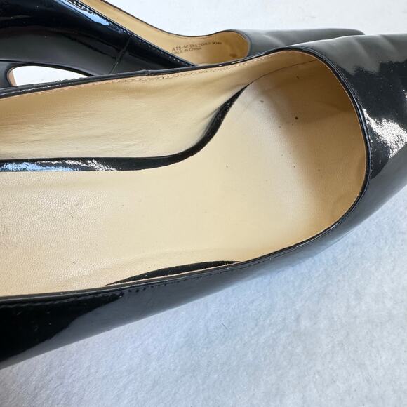 Cole Haan Grand.OS Black Patent Leather Pumps Pointed Toe Heels Women’s 9.5B - Picture 7 of 9